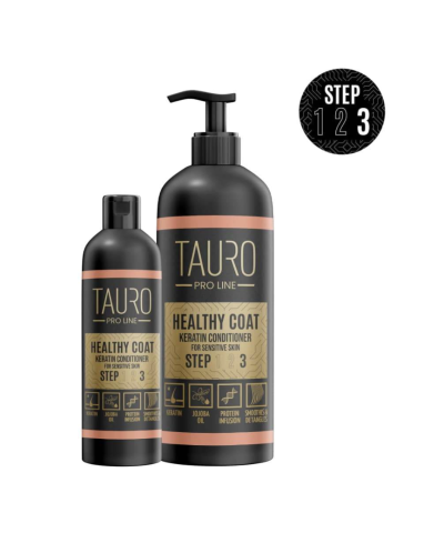 Tauro Pro Line Healthy Coat, Keratin Conditioner For Dogs And Cats